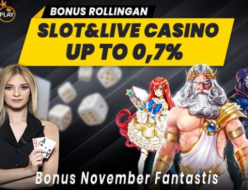 BONUS ROLLINGAN SLOT GAMES & LIVE CASINO PRAGMATIC PLAY UP TO 0,7 %